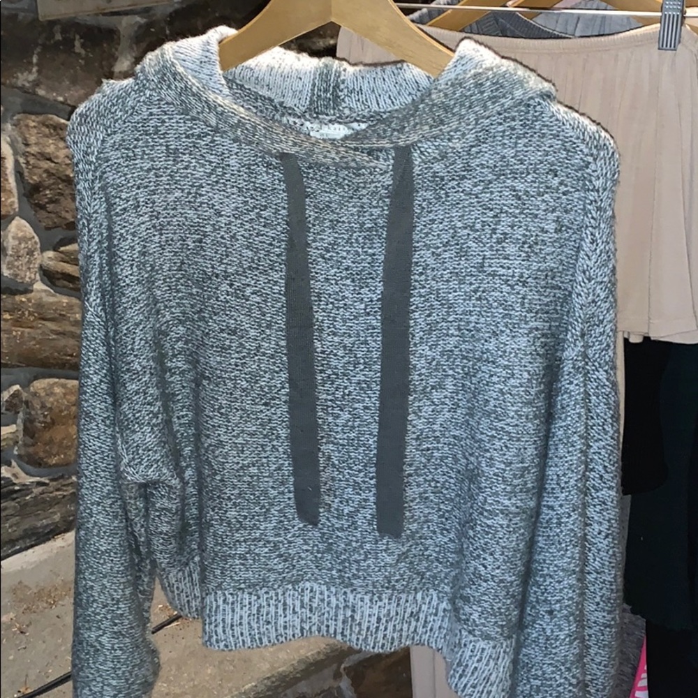 Grey warm sweater pull over